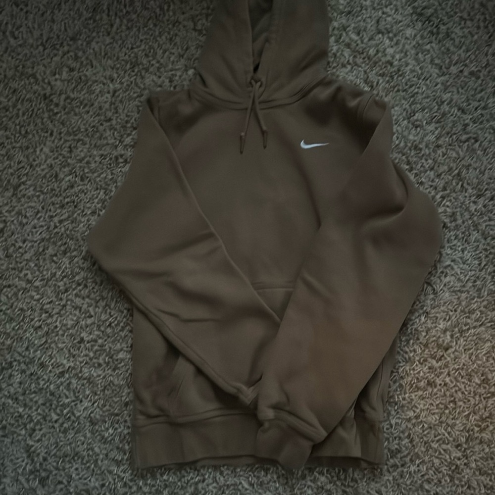 brown nike hoodie